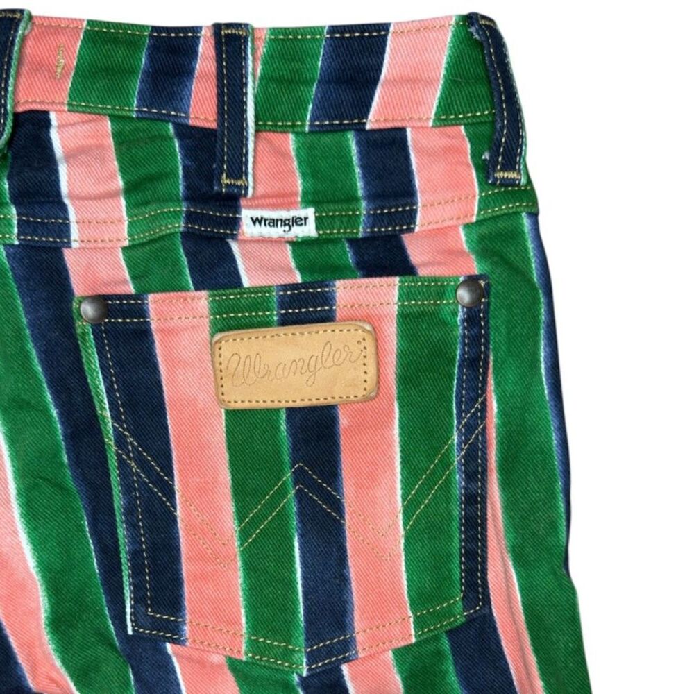 ANTHROPOLOGIE Wrangler Mulitcolor Stripe Wide Leg Pants Size: 26 - Picture 5 of 6